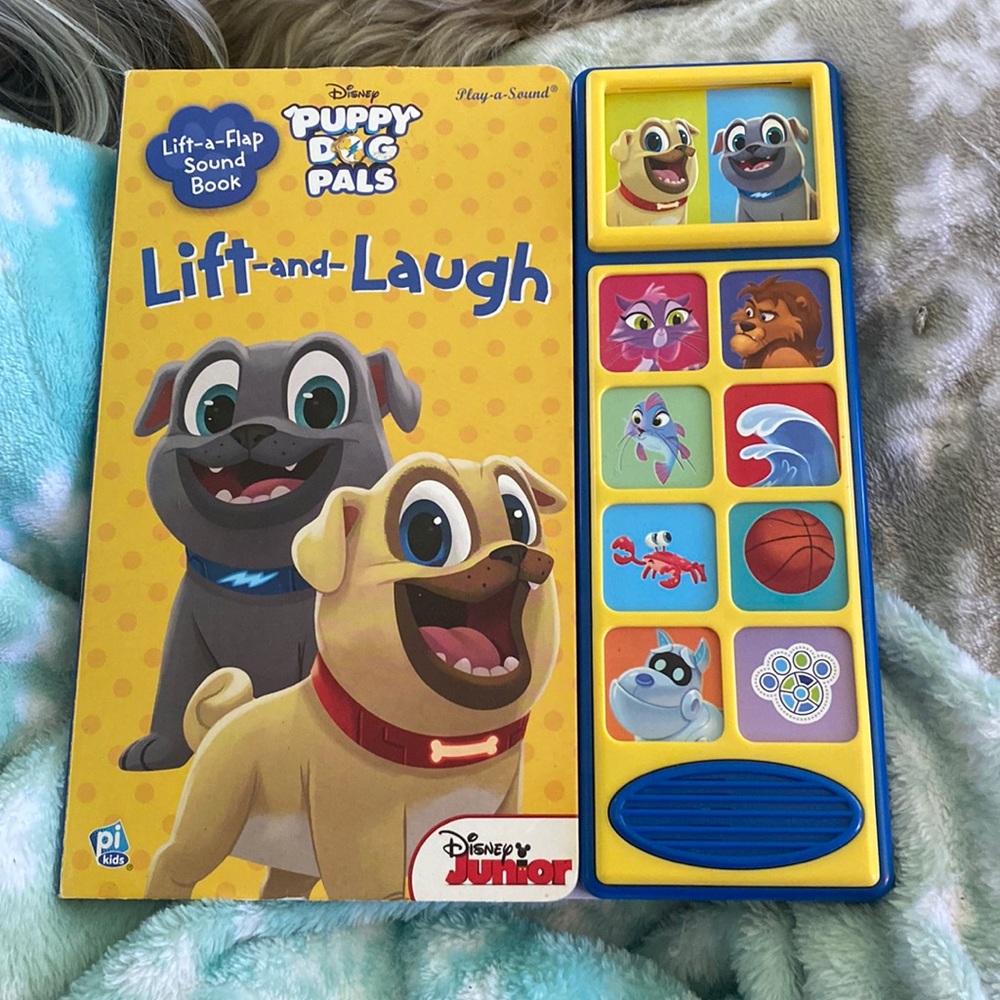 Like new puppy dog pals lift a flap book with sound